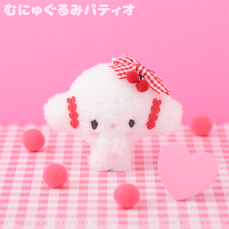 こぎみゅん♡チェリー ぬいぐるみマスコット&プリントミニ巾着♡店頭