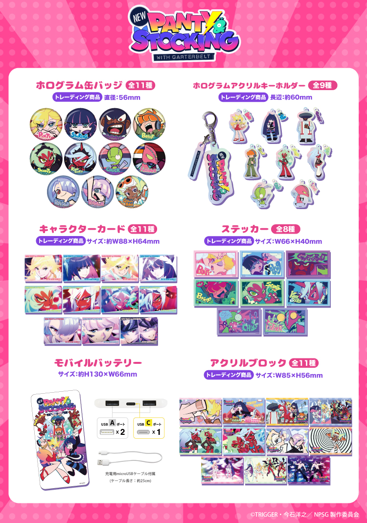 ☆New PANTY & STOCKING with GARTERBELT☆店頭販売を開始するよ