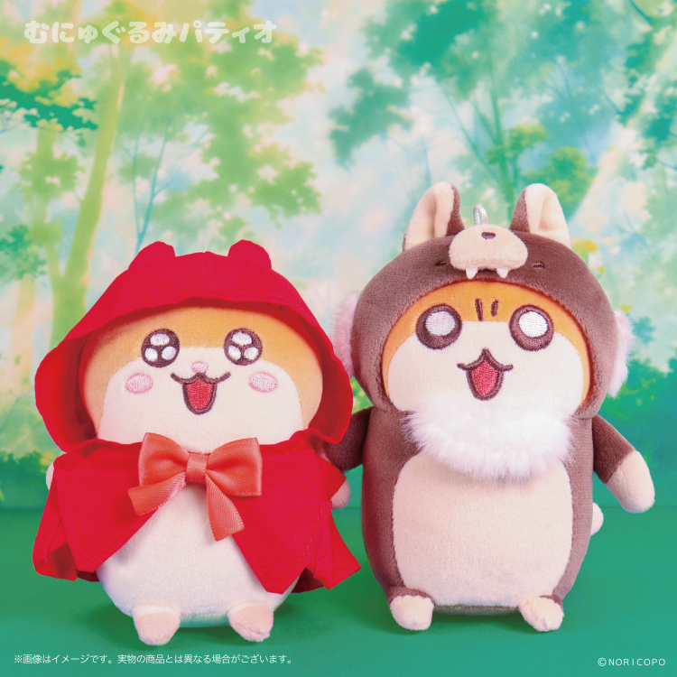 クソハムちゃん⭐️オオカミ&赤ずきんむにゅぐるみマスコットの店頭