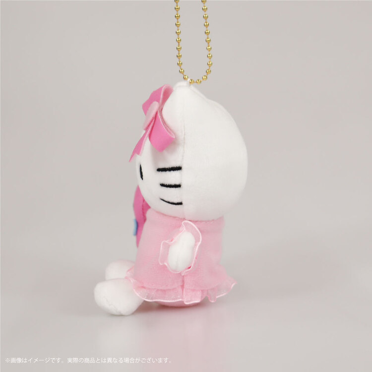 サンリオ ハローキティ いちごドレス マスコット ぬいぐるみ キティちゃん インテリア