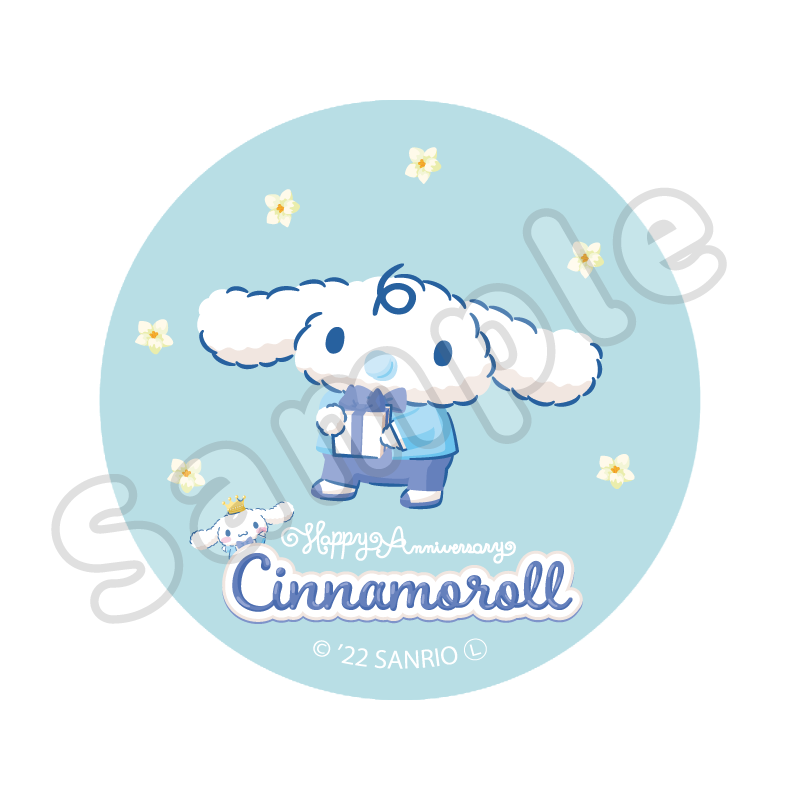 シナモロール20th 缶バッジ みるく