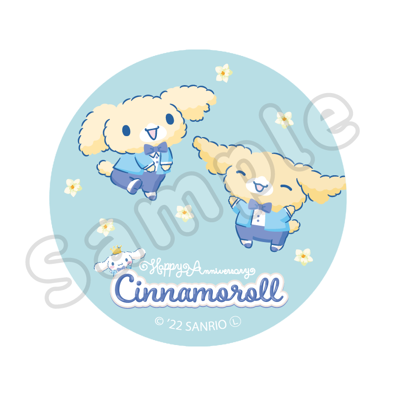 シナモロール20th 缶バッジ ココ&ナッツ