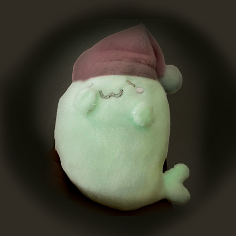 あざらしさん蓄光マスコット｜むにゅぐるみパティオ公式サイト