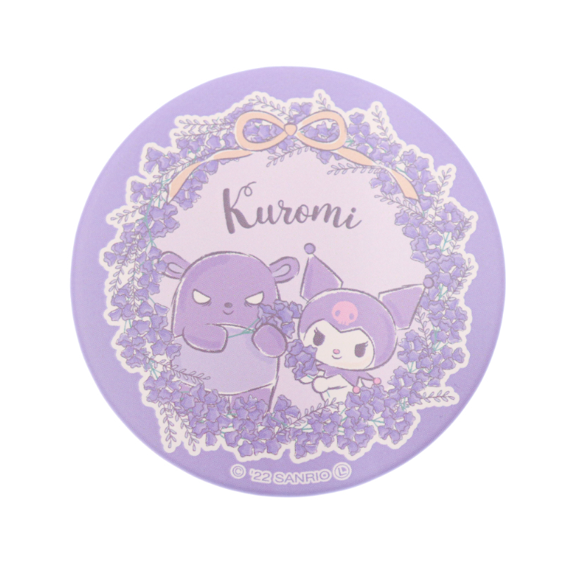 クロミ フラワーリース 缶ミラー