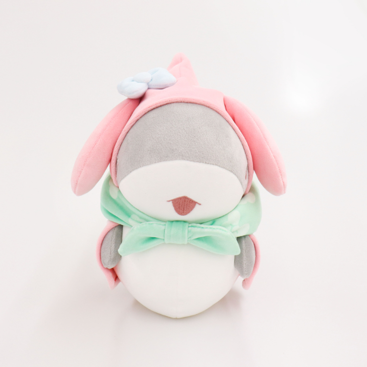 おでかけ子ザメ×サンリオキャラクターズ むにゅぐるみS