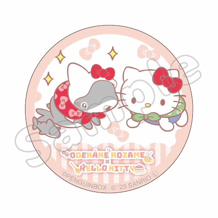 おでかけ子ザメ×サンリオキャラクターズ 缶バッジ(サンリオ