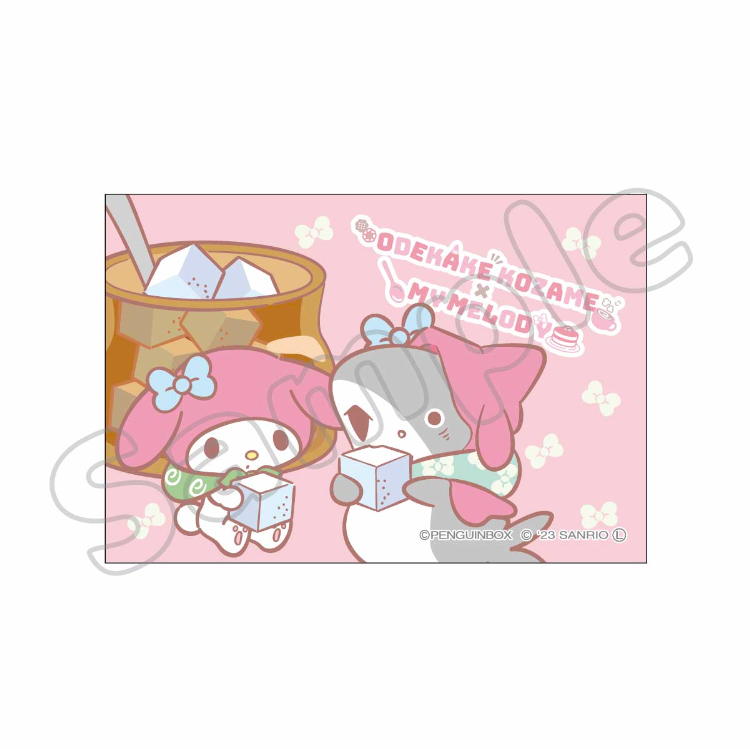 おでかけ子ザメ×サンリオキャラクターズ　スクエアマグネット マイメロディ