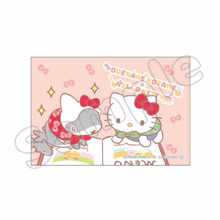 おでかけ子ザメ×サンリオキャラクターズ　スクエアマグネット ハローキティ