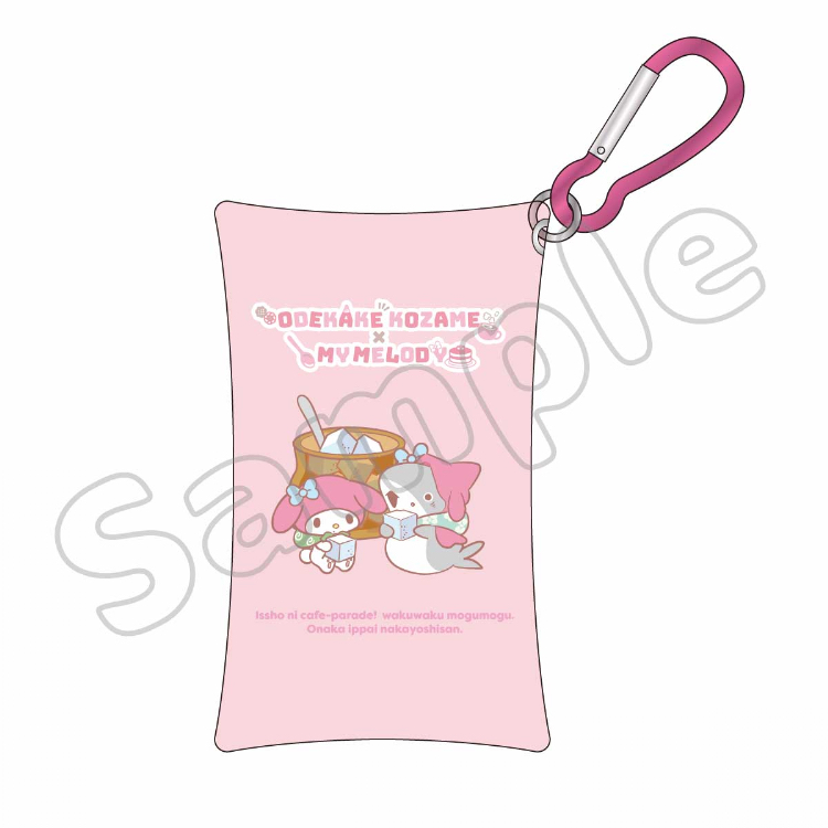 おでかけ子ザメ×サンリオキャラクターズ　クリアマルチポーチ　マイメロディ