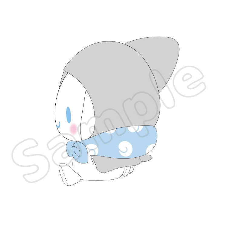 おでかけ子ザメ×サンリオキャラクターズ むにゅぐるみS