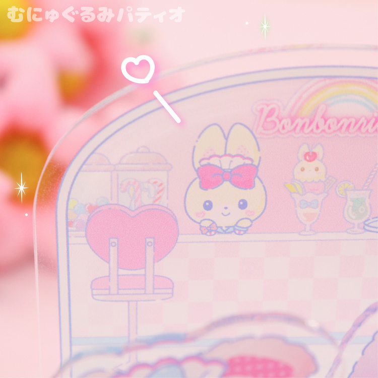 アメリカンダイナーアクリルスタンド｜むにゅぐるみパティオ公式サイト