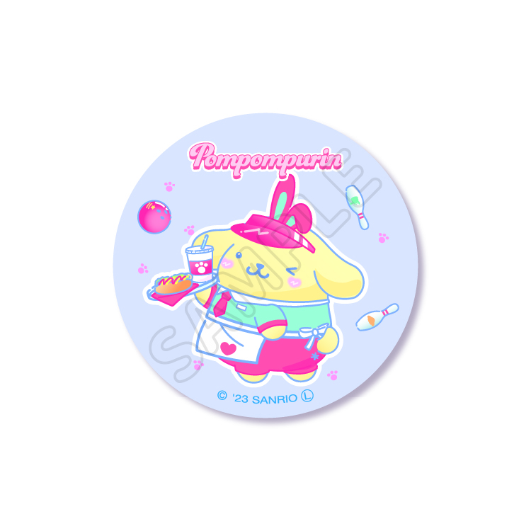 アメリカンダイナー缶バッジ｜むにゅぐるみパティオ公式サイト