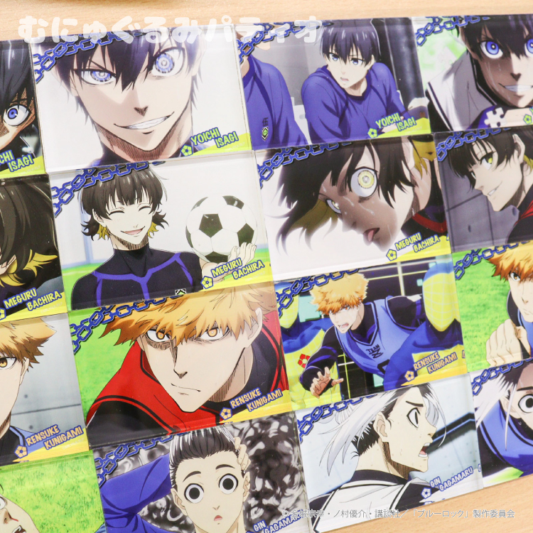 ブルーロック 場面写トレーディングアクリルブロック｜むにゅぐるみ