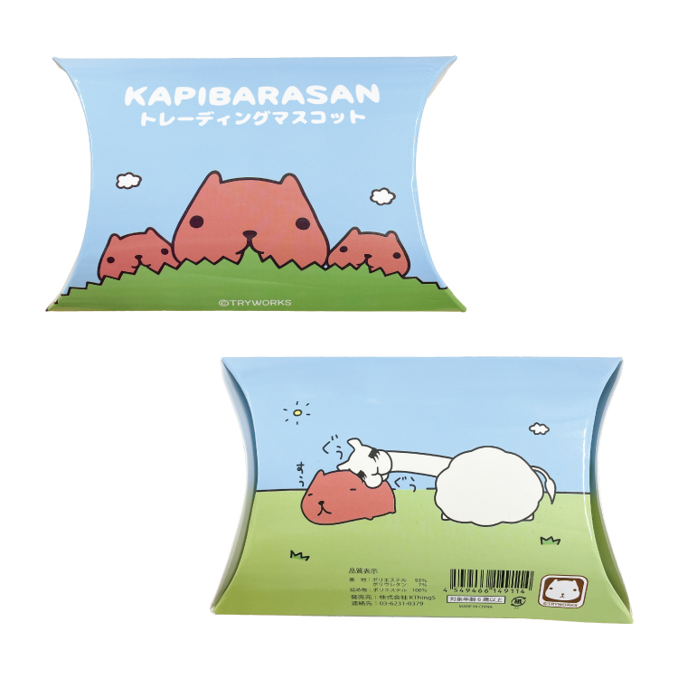 カピバラさん トレーディングマスコット 全8種｜むにゅぐるみ