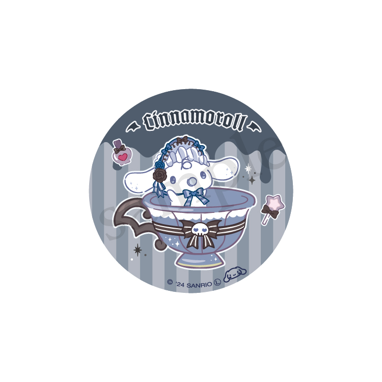 ジョックロック　缶バッジ　カード　シナモロール よしもと漫才劇場×シナモロール ジョックロック 缶バッジ カード