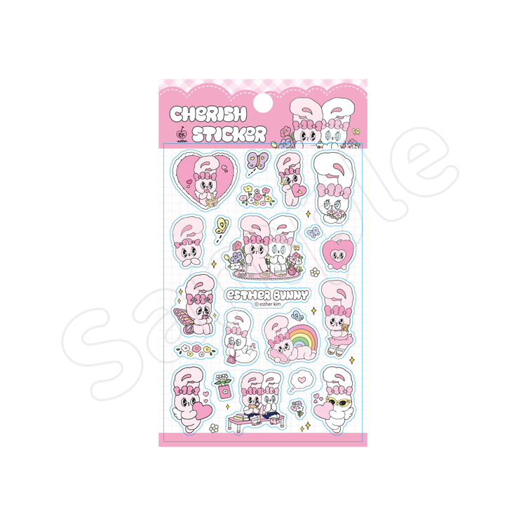 Esther Bunny CHERISHステッカー｜むにゅぐるみパティオ公式サイト