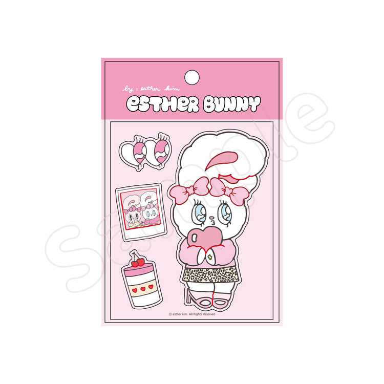 エスターバニー　ステッカー　シール　デコ 6個セット Amazon.co.jp: esther bunny エスターバニー シールセット