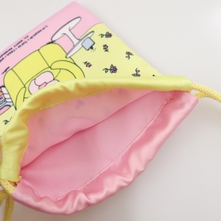 Esther Bunny プリントミニ巾着｜むにゅぐるみパティオ公式サイト