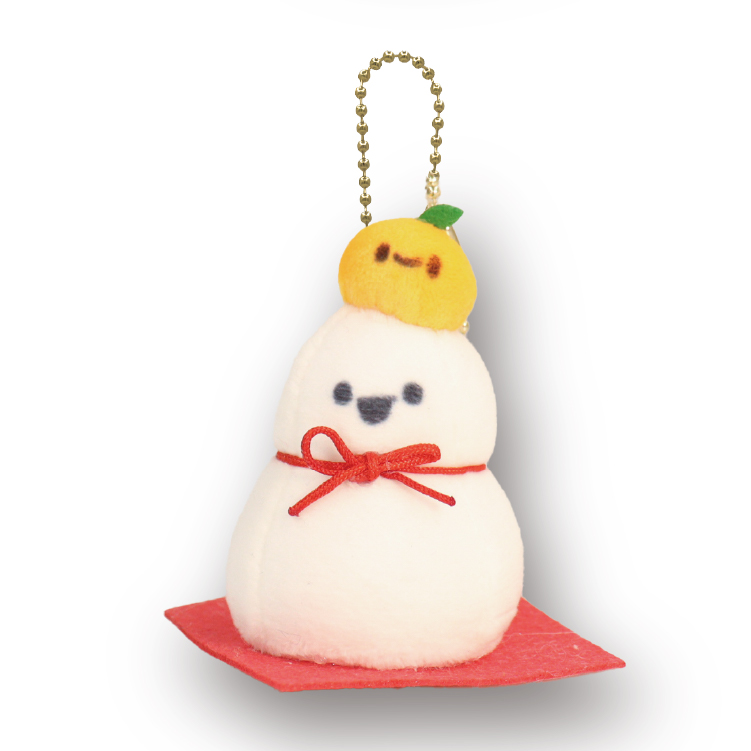 鏡餅 むにゅぐるみマスコット