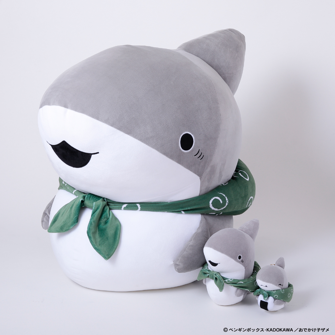 おでかけ子ザメ むにゅぐるみ　Ｌ　ぬいぐるみ 予約販売】おでかけ子ザメ水着 むにゅぐるみマスコット【7月末頃