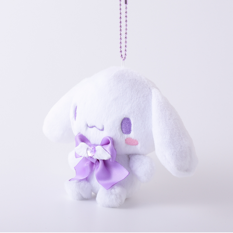 シナモロール カラフルボアマスコット｜むにゅぐるみパティオ