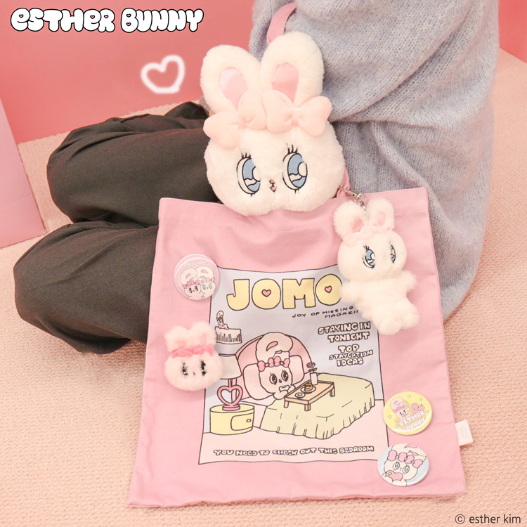 エスターバニー　トートバッグ Esther Bunny コットントートバッグ｜むにゅぐるみパティオ公式