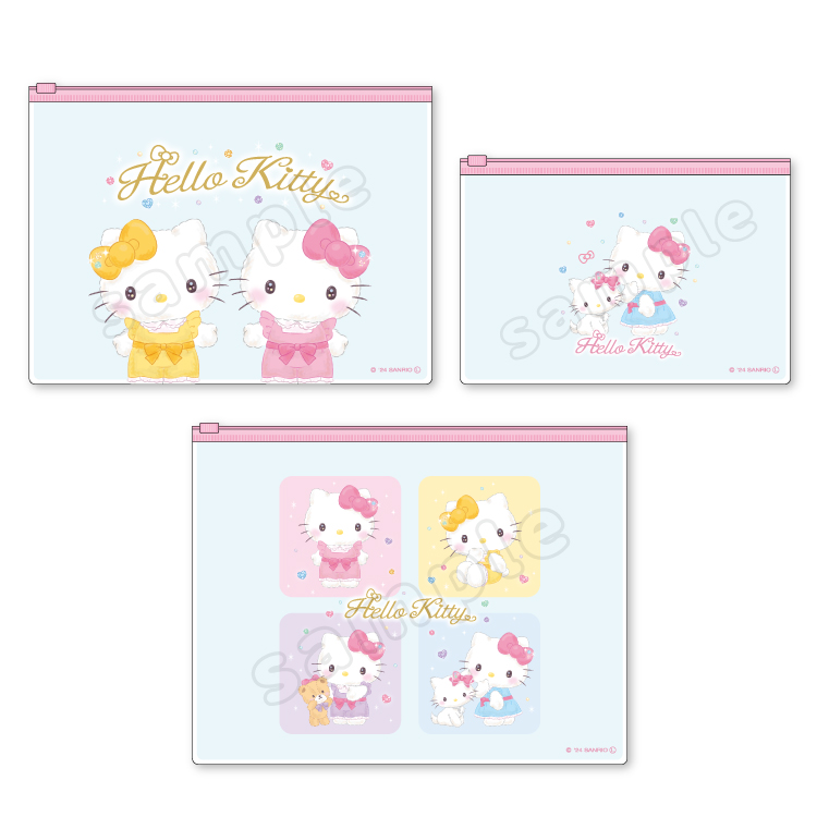 ハローキティ ガーリースタイル クリアポーチセット