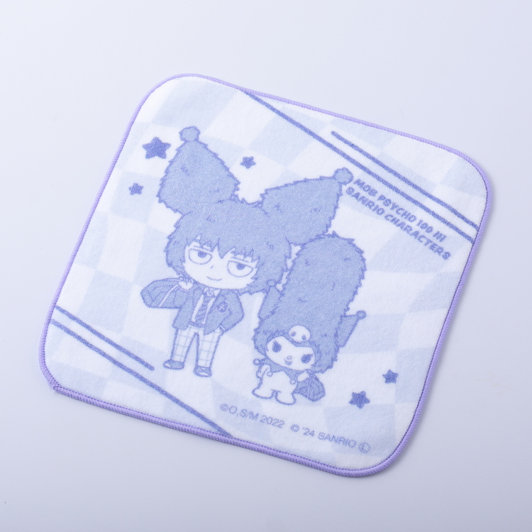 花沢輝気×クロミ　モブサイコ100III（サンリオコラボ）ハンドタオル