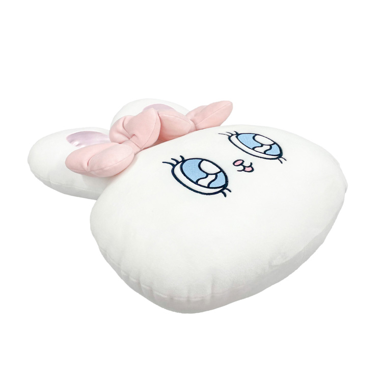 サンダーバニー　ぬいぐるみ ウサギの顔　フェイスクッション Esther Bunny ダイカットフェイスクッション｜むにゅぐるみ