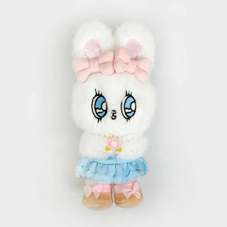サンリオ キキララ ぬいぐるみ 白うさぎ バニー キーホルダー ポップアップ むにゅぐるみパティオ公式サイト