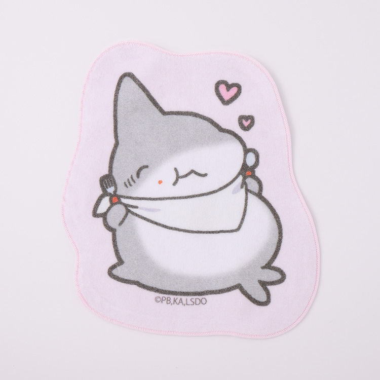 おでかけ子ザメ ハンドタオルまんぷく ダイカット