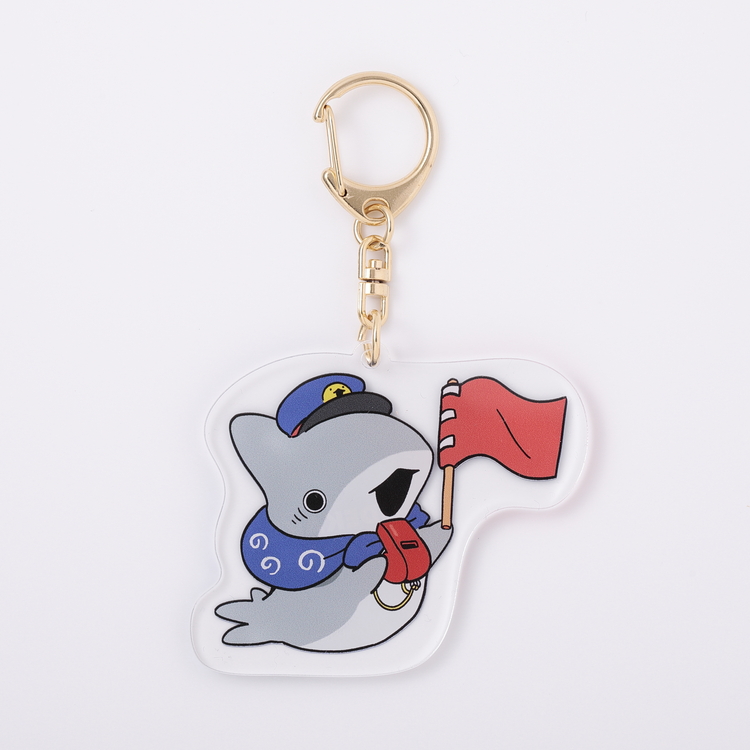 おでかけ子ザメ駅長風トレーディングアクリルキーホルダー(7種