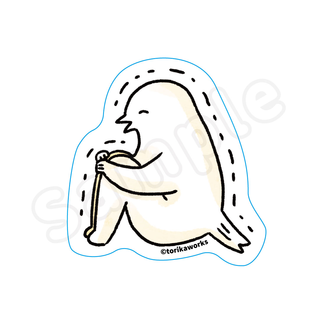 ふるえフレンズ ステッカー ふるえるとり