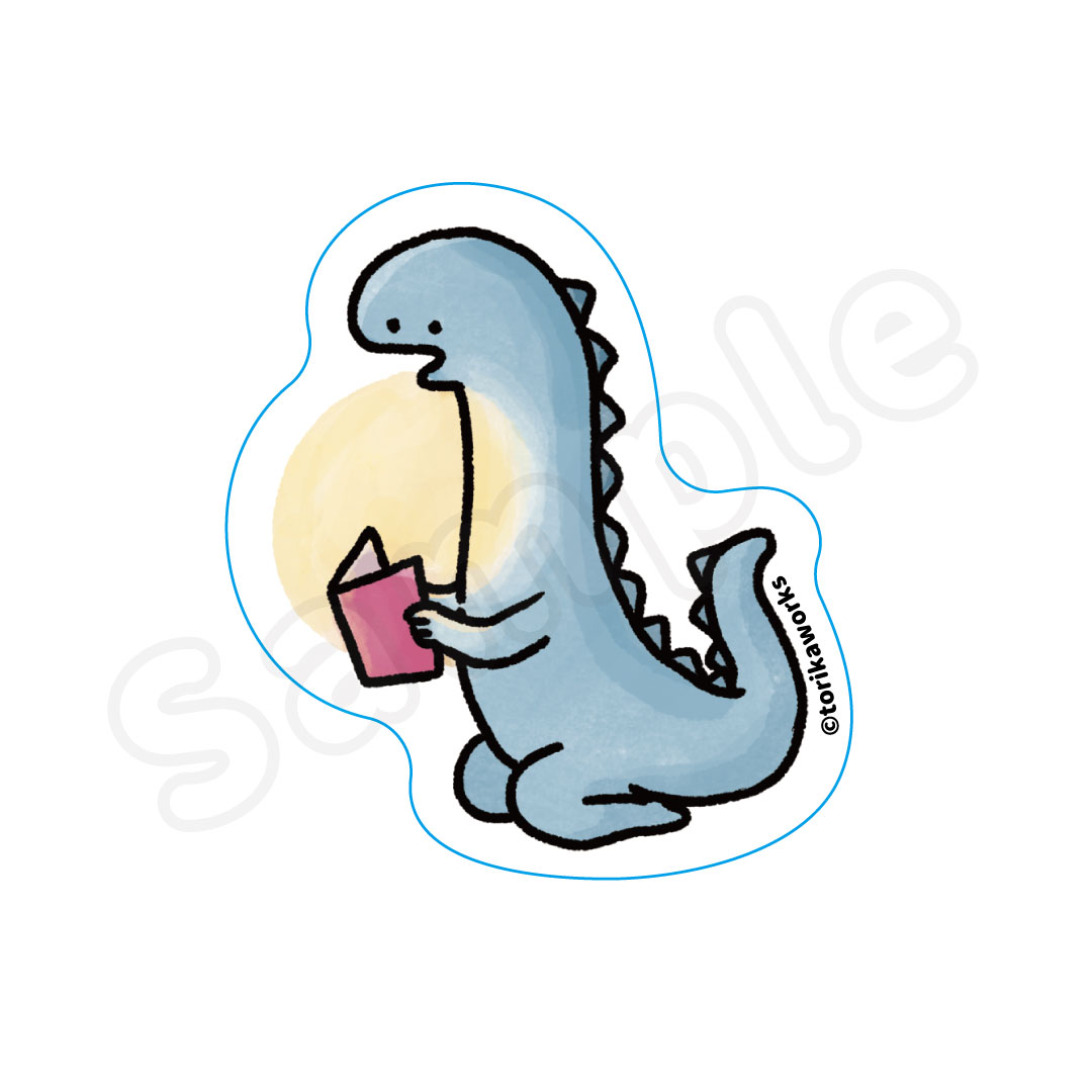 ふるえフレンズ ステッカー ヨフカシザウルス 