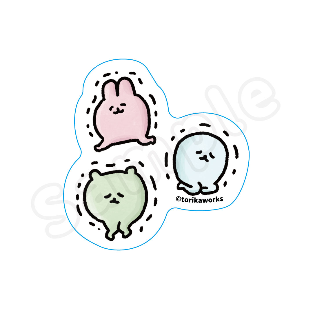 ふるえフレンズ ステッカー ふるえ 