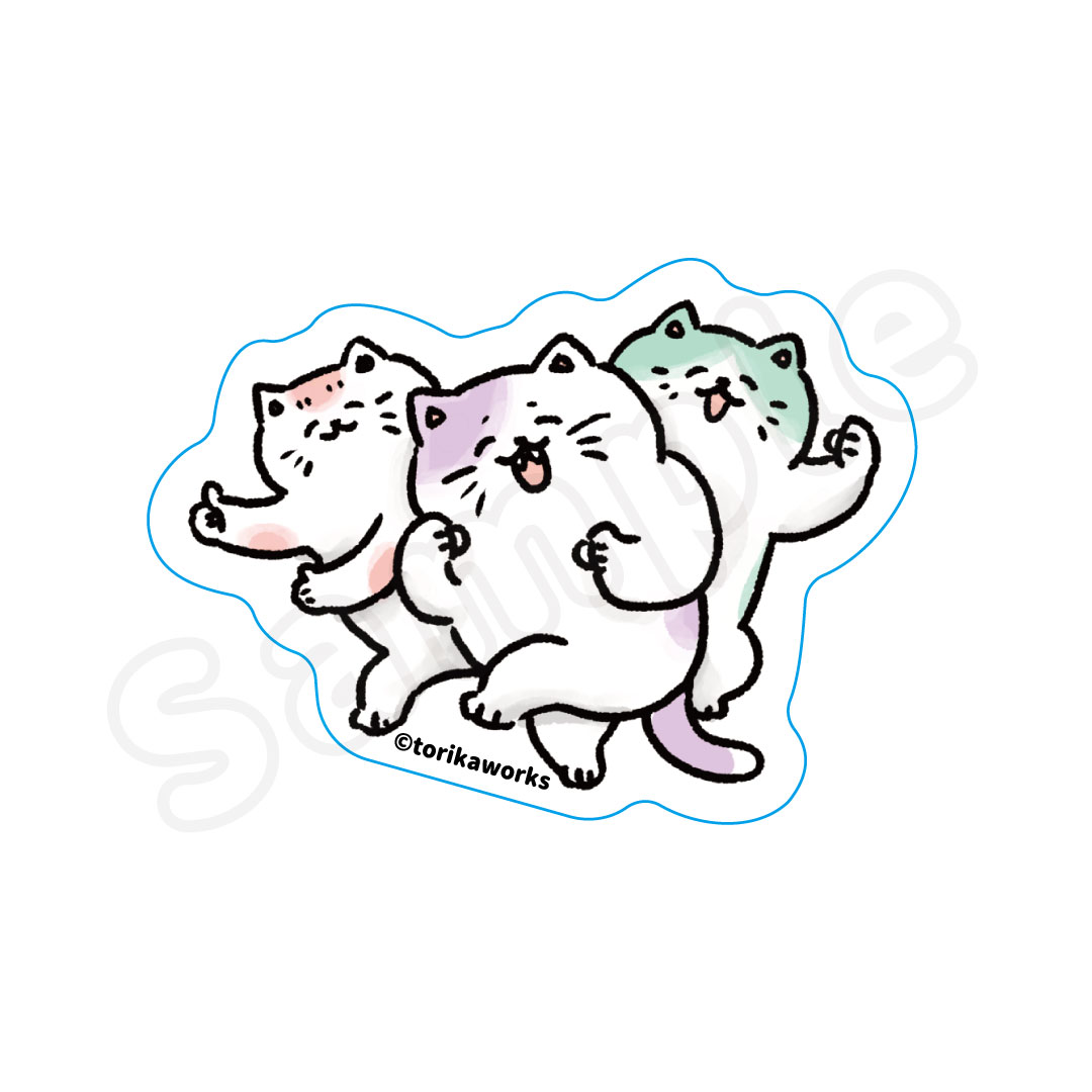 ふるえフレンズ ステッカー 陽ねこちゃんズ 