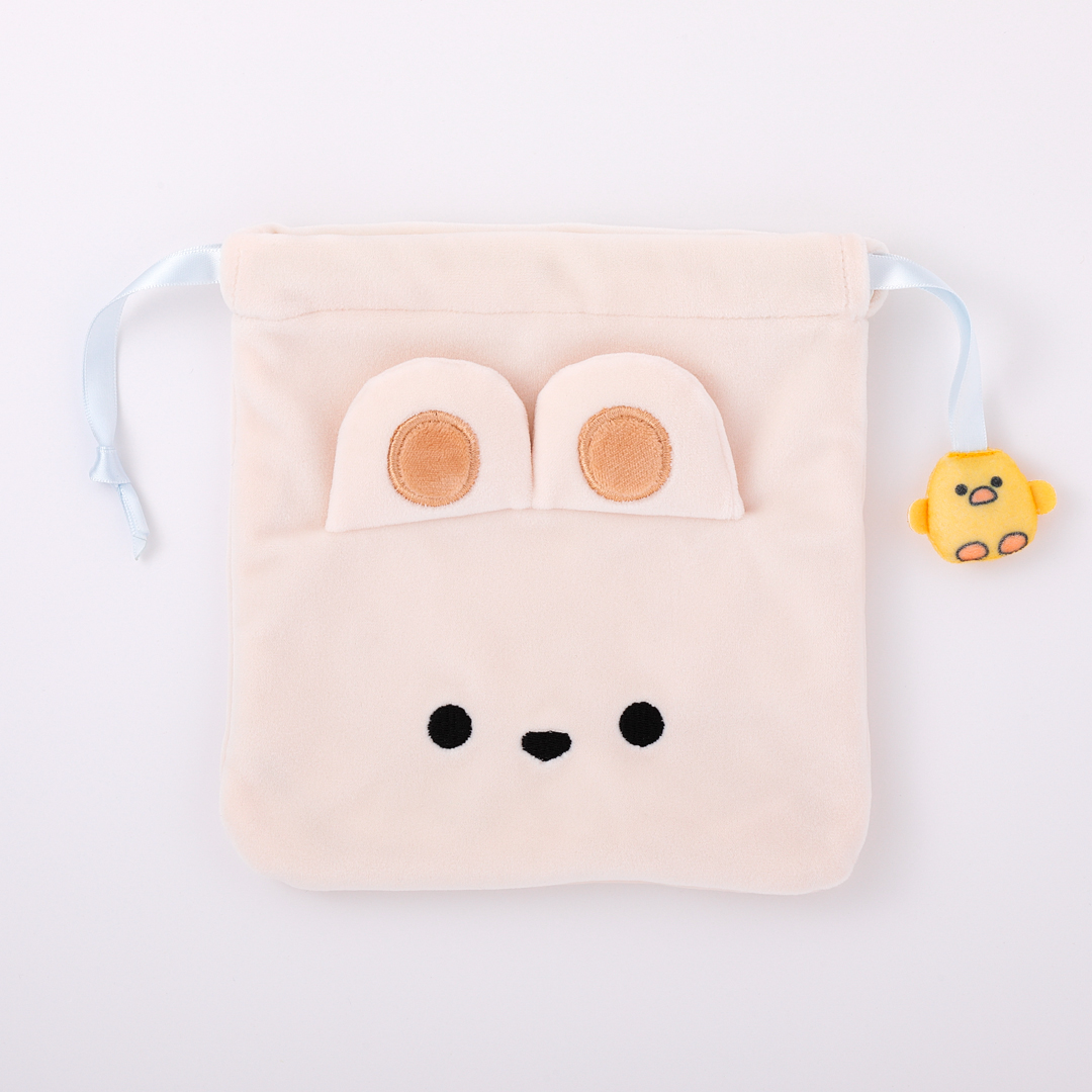 ぬいぬいフレンズ ダイカットフェイス巾着 ロミー