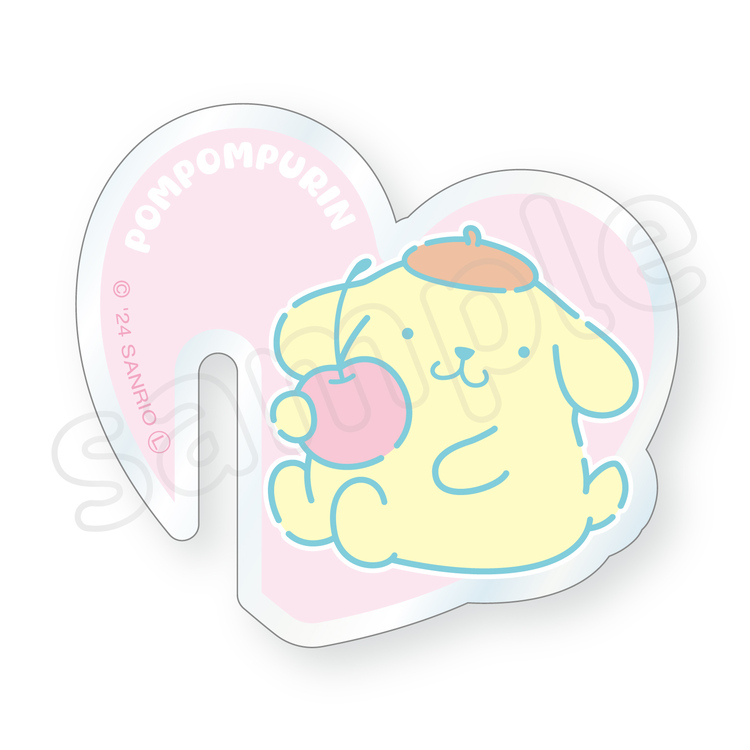 ポムポムプリン きらきらおやつタイム アクリルグラスマーカー