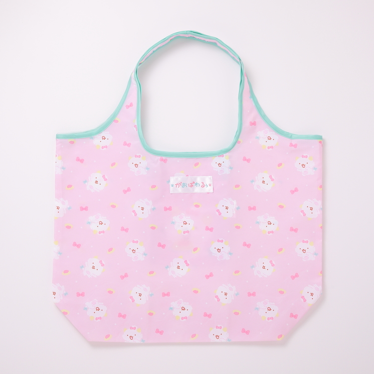 がおぱわるぅ エコバッグ ピンク