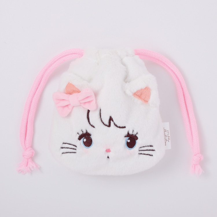 ぽっきょくてん むにゅぐるみ マスコット メジャー ポーチ 巾着 ぽっきょくてん むにゅぐるみ マスコット メジャー ポーチ 巾着