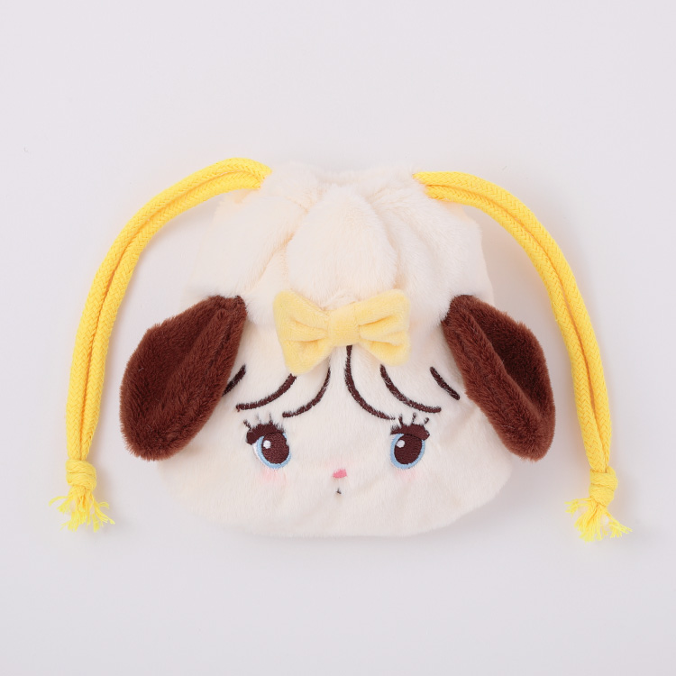 ぽっきょくてん むにゅぐるみ マスコット メジャー ポーチ 巾着 ぽっきょくてん むにゅぐるみ マスコット メジャー ポーチ 巾着