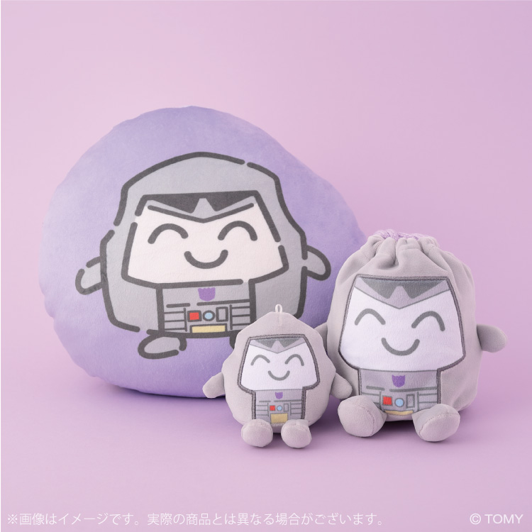 たたかわない!トランスフォーマー ふわむにゅクッション｜むにゅぐるみ