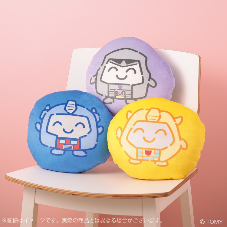 たたかわない!トランスフォーマー ふわむにゅクッション｜むにゅぐるみ