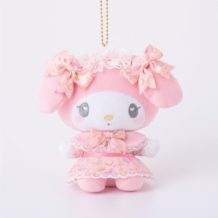 サンリオキャラクターズ ローズブーケドレス むにゅぐるみマスコット