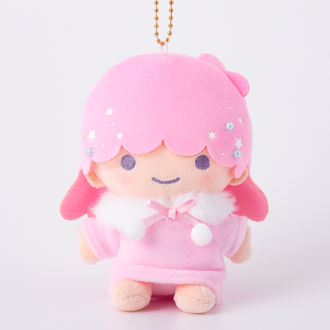 リトルツインスターズ 白うさぎ むにゅぐるみマスコット｜むにゅぐるみ