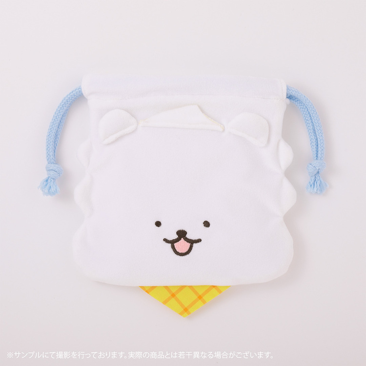 ぽっきょくてん ミニフェイス巾着｜むにゅぐるみパティオ公式サイト