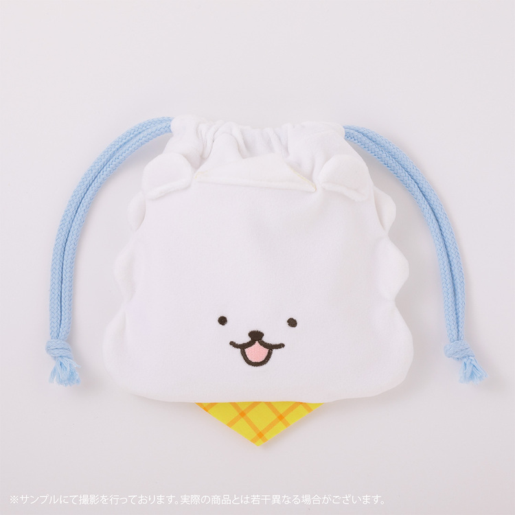 オールマイト むにゅぐるみ　BC S と巾着袋 ぽっきょくてん ミニフェイス巾着｜むにゅぐるみパティオ公式サイト