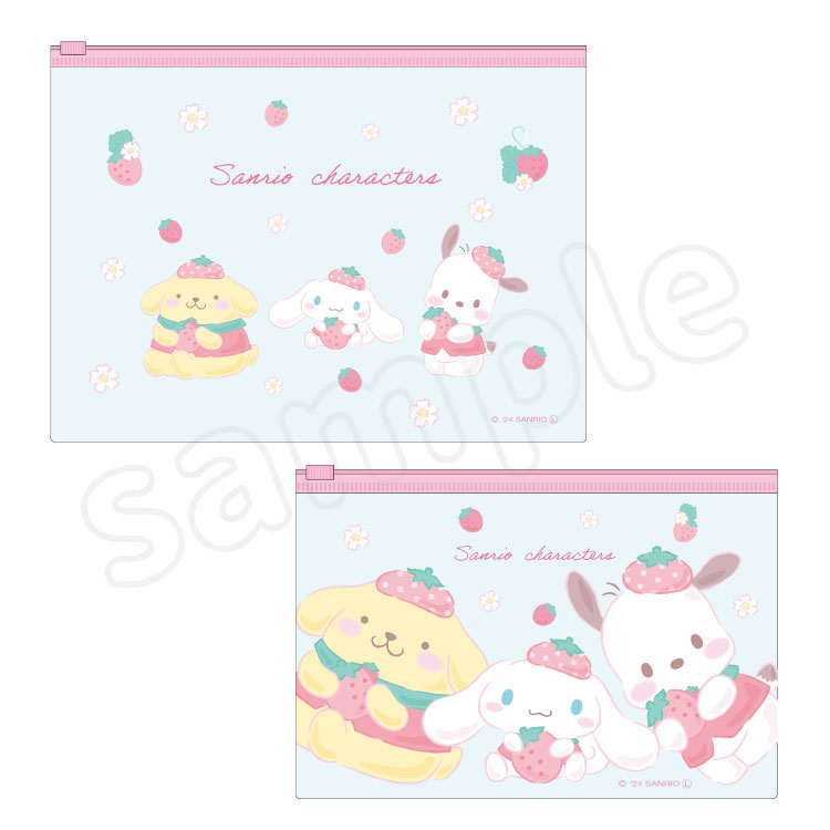 シナモロール ポムポムプリン ポチャッコ いちごチーク スライダーケースセット