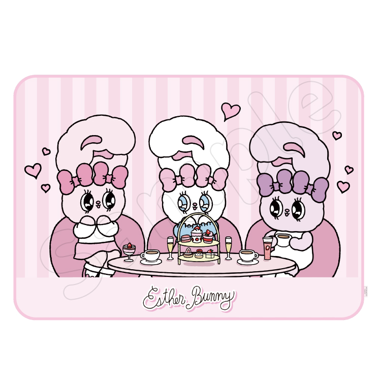 Esther Bunny コラボカフェ ブランケット