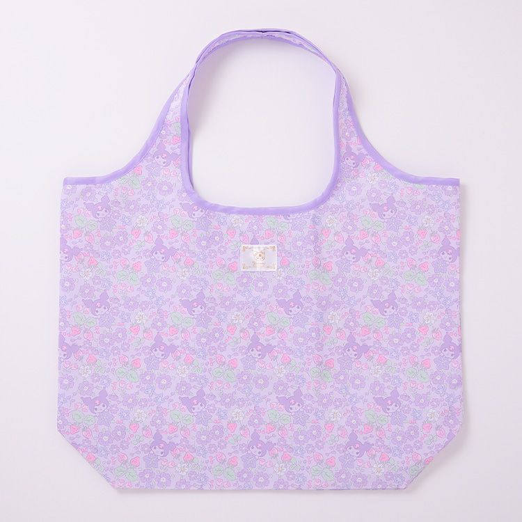 クロミ テキスタイルフラワー 総柄エコバッグ